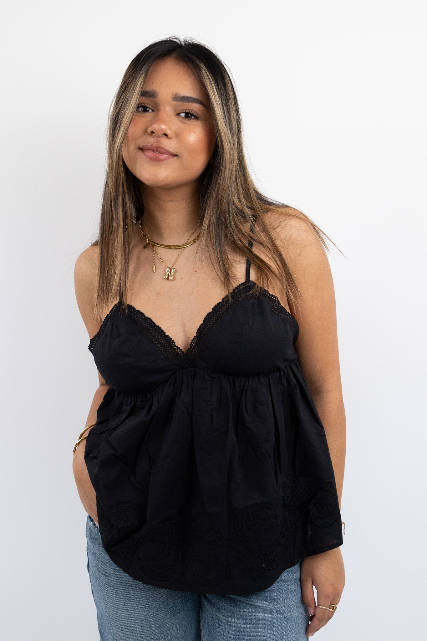 Jody peplum top