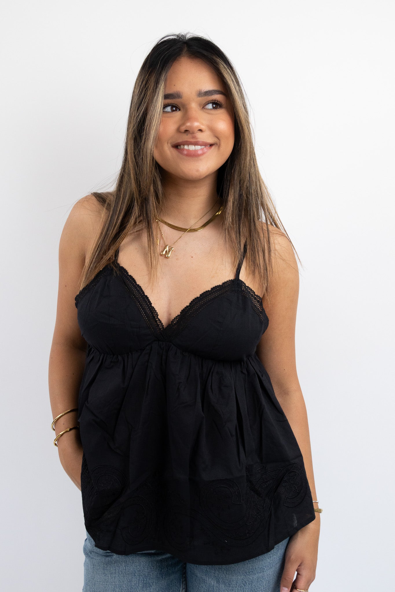 Jody peplum top