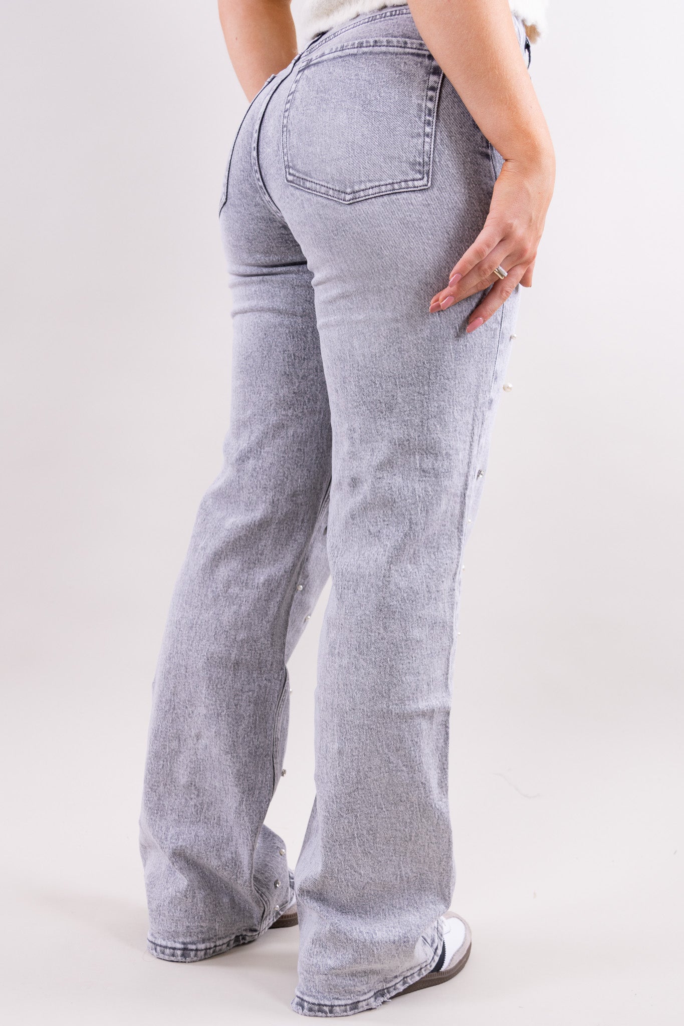 Lira wide leg jeans - stretch
