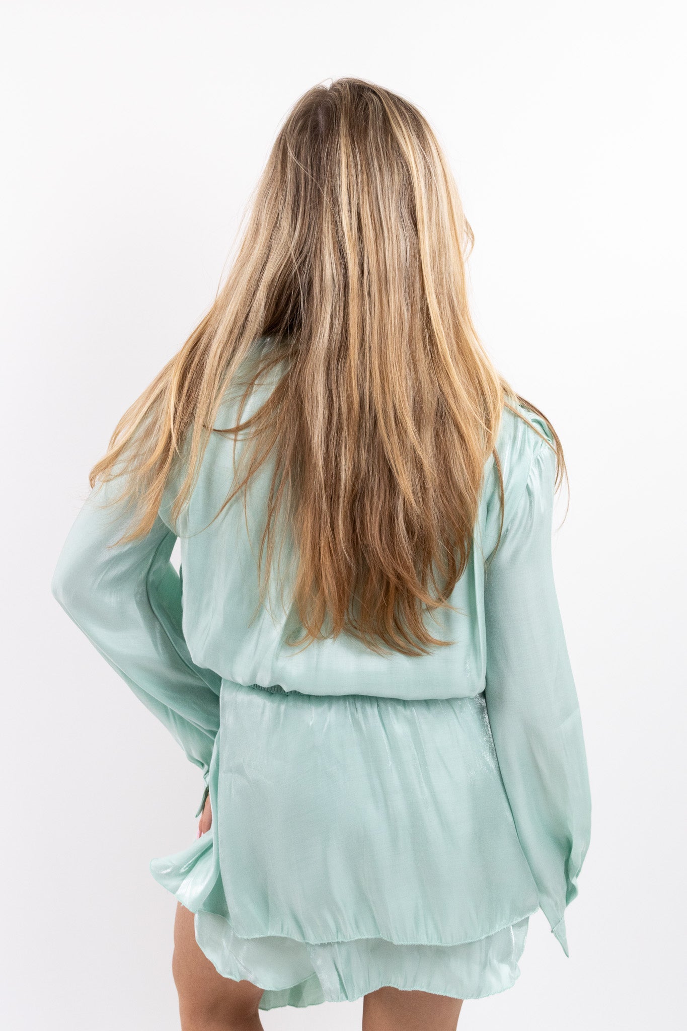 Fae satin dress