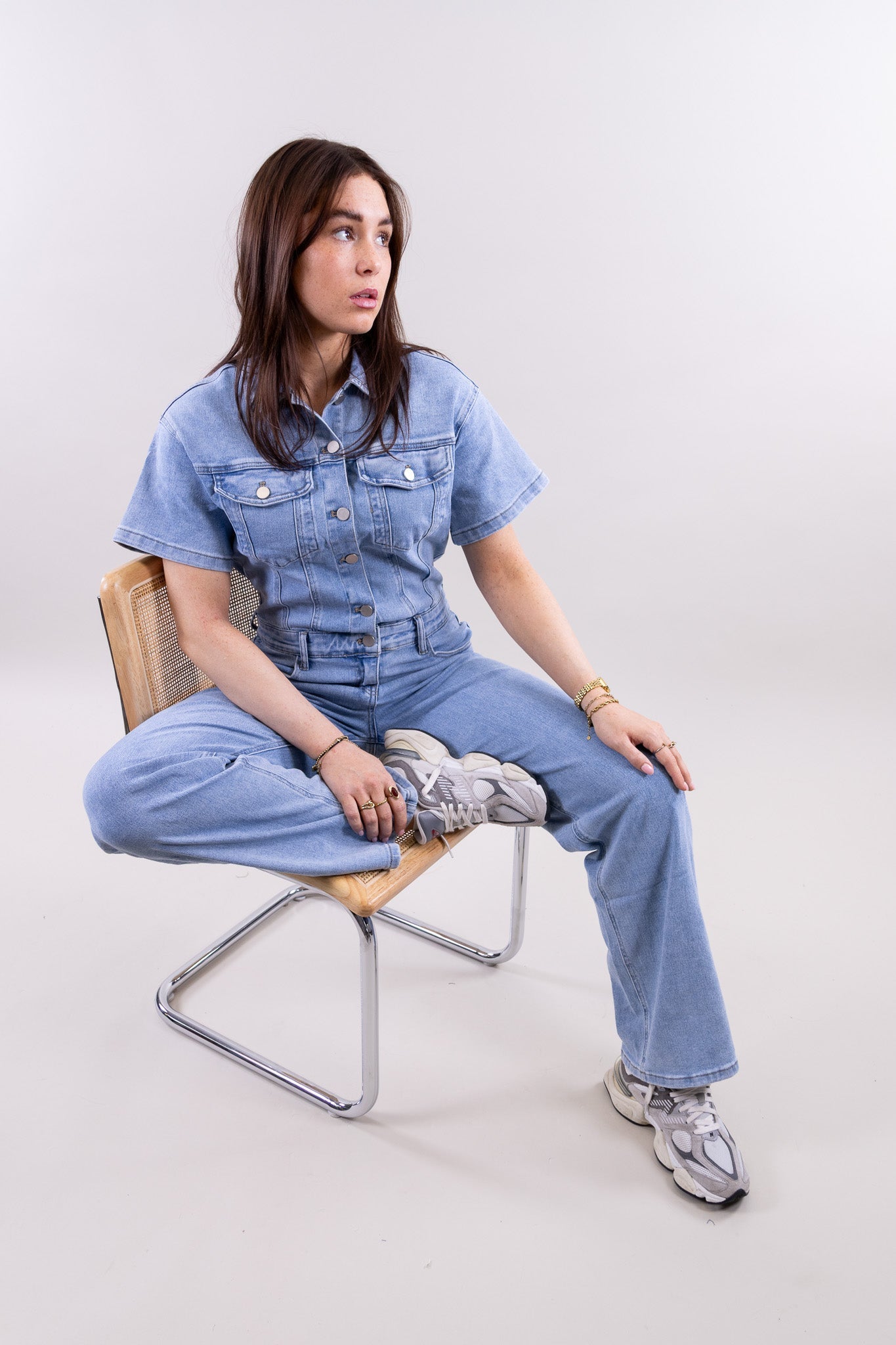 Amélie denim jumpsuit