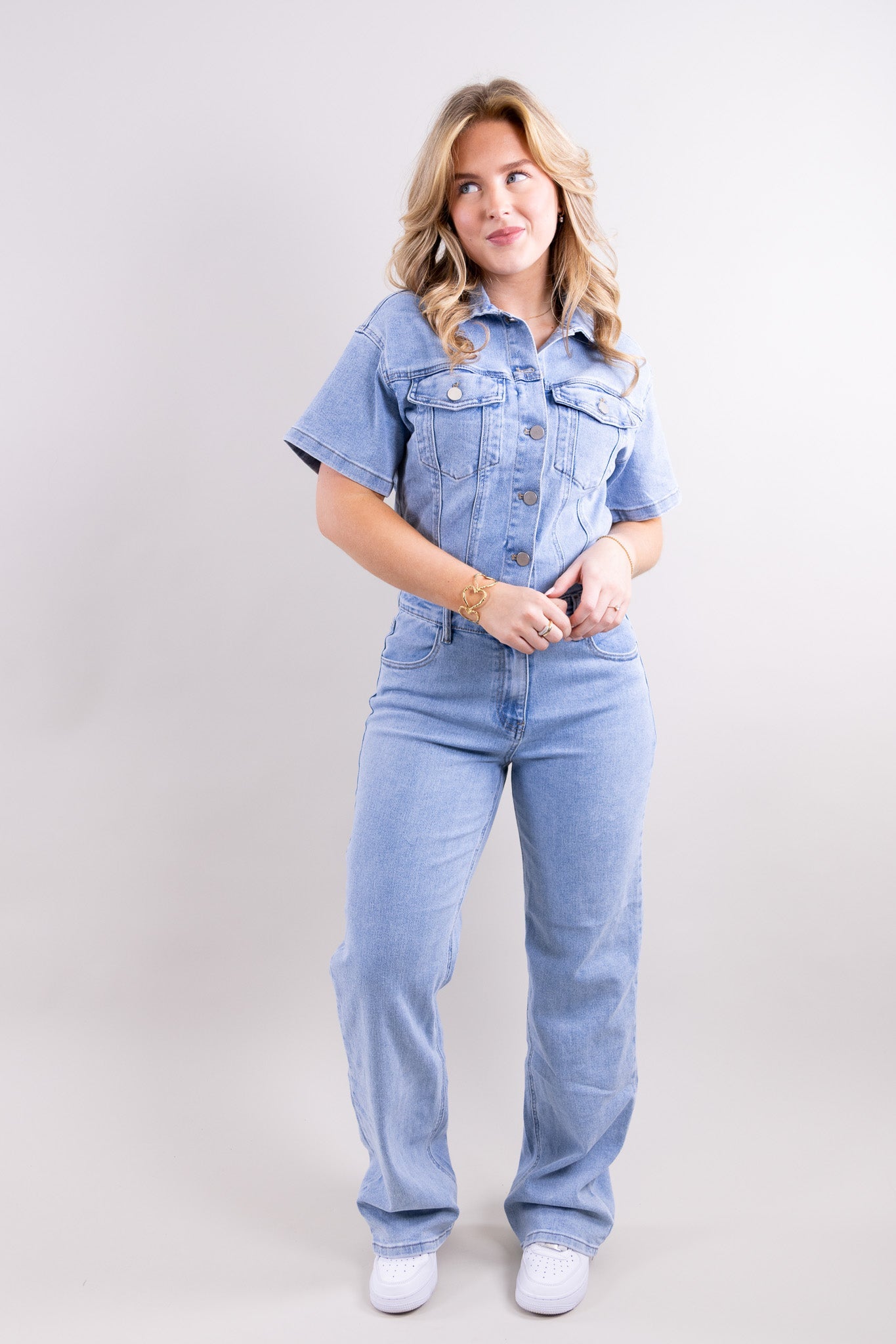 Amélie denim jumpsuit