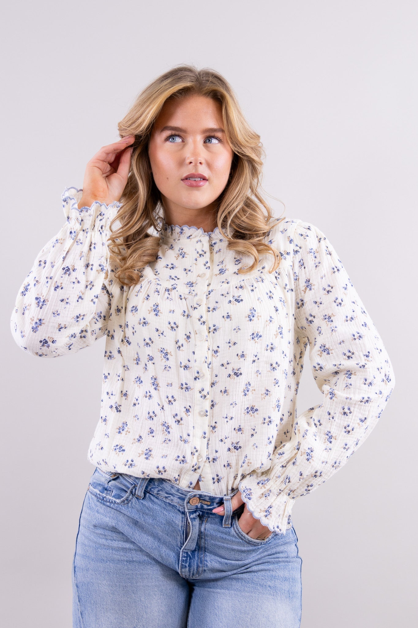 Riri flower blouse